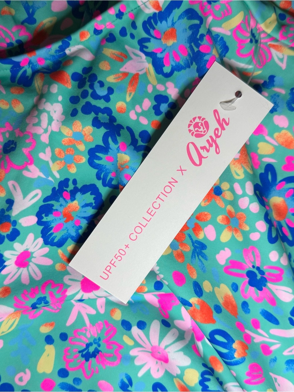 New Aryeh brand Floral Esther Racerback Dress with shorts shorties  UPF 50 - Picture 3 of 8